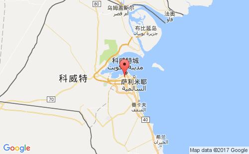 米纳阿卜杜拉港口地图