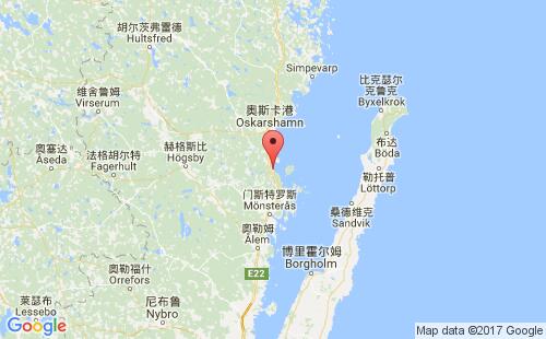 波斯卡拉维克港口地图